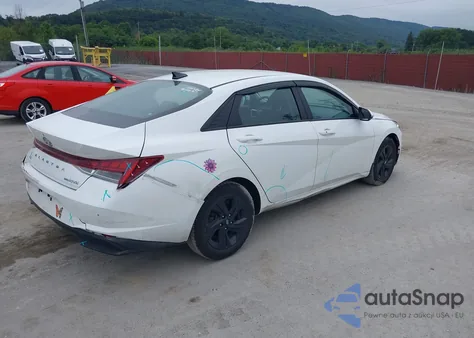 2023 Hyundai Elantra Hybrid Blue из США, поврежденный, VIN KMHLM4AJ5PU078353